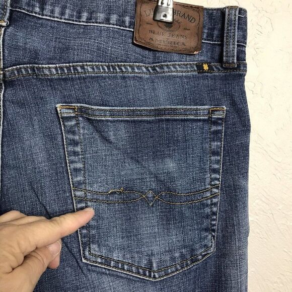 Lucky Brand Mens Jeans 221 Original Straight Denim Jeans Pockets Comfort Size 38 - Picture 6 of 12